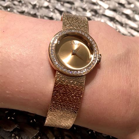 dior watch rose gold|Dior watch original price.